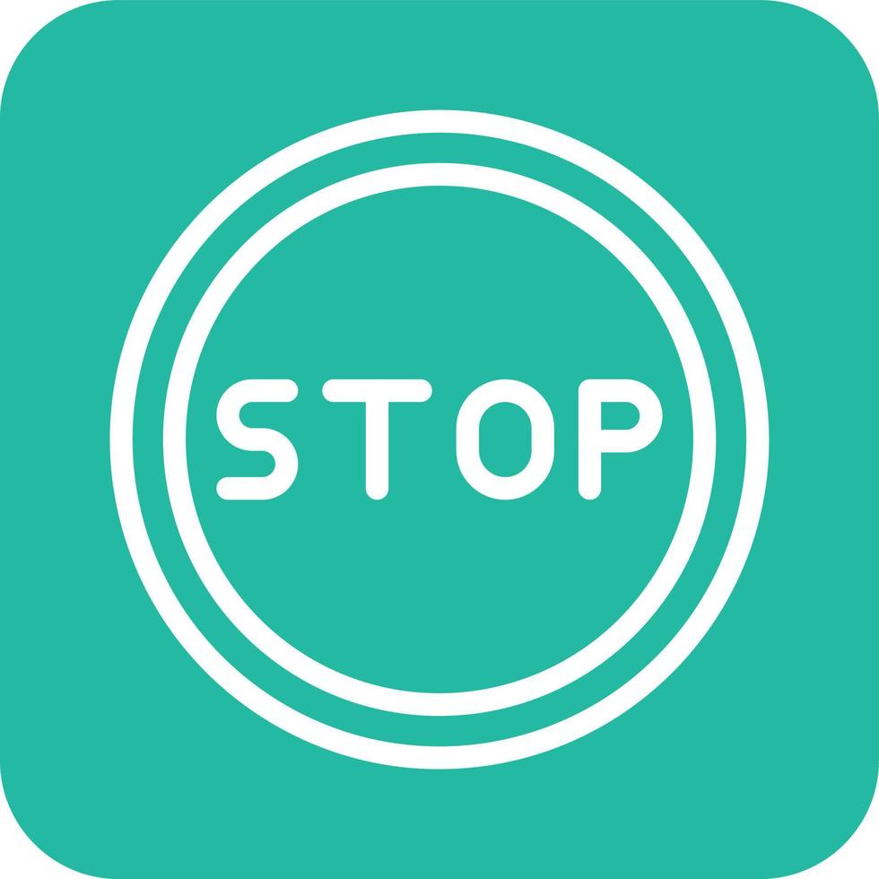 stop vector pictogram ontwerp illustratie