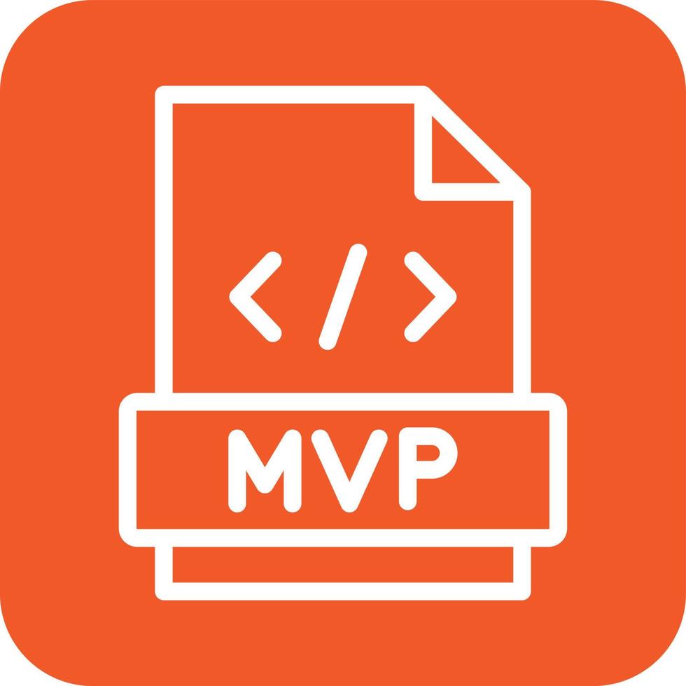 mvp vector pictogram ontwerp illustratie