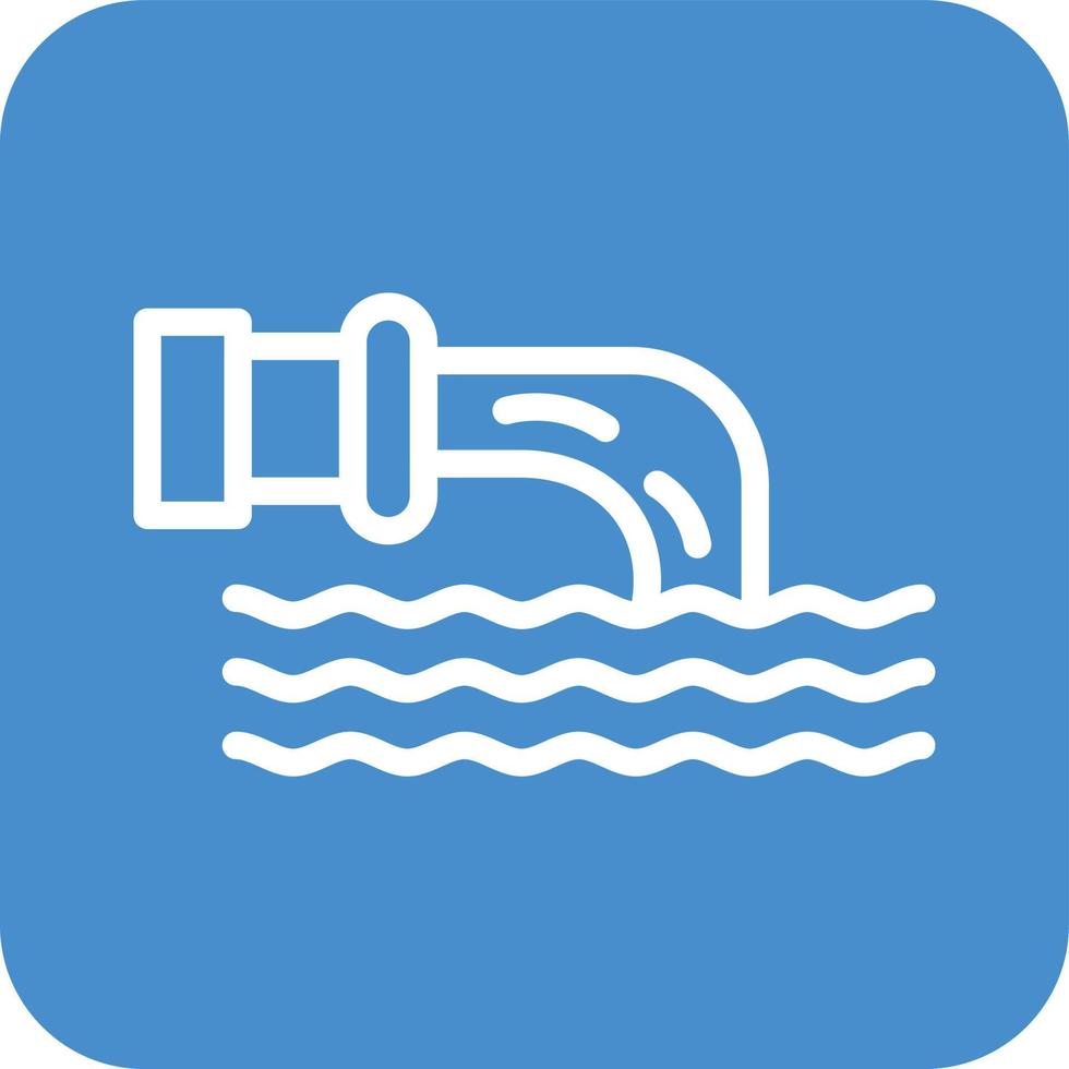 afvalwater vector pictogram ontwerp illustratie