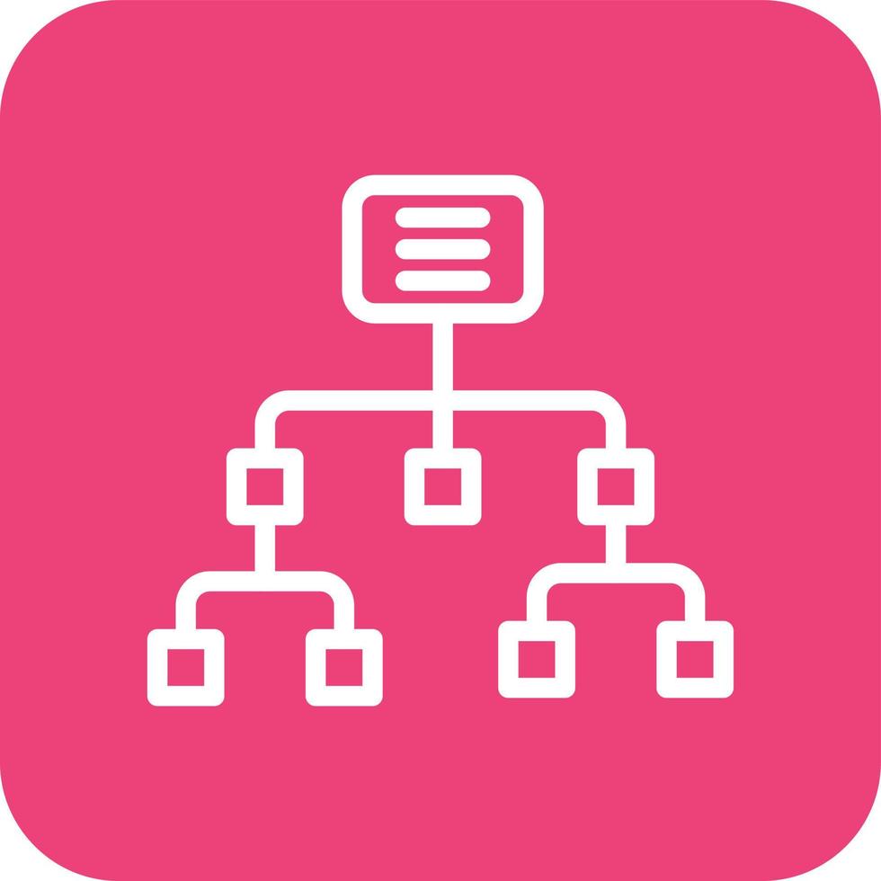 sitemap vector pictogram ontwerp illustratie