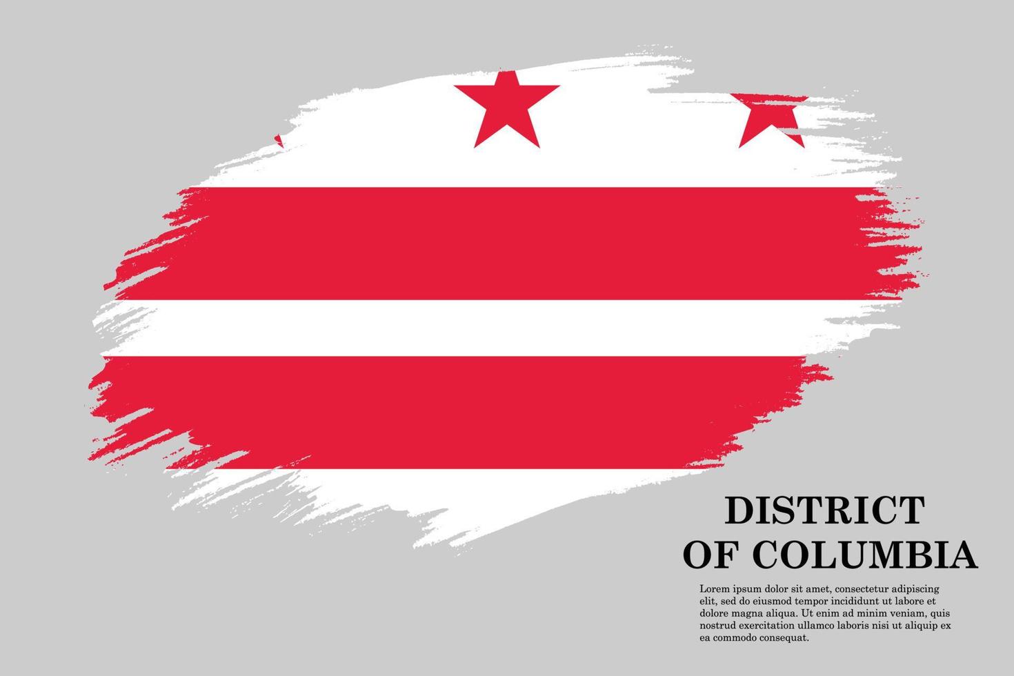 borstel beroerte vlag . vector illustratie