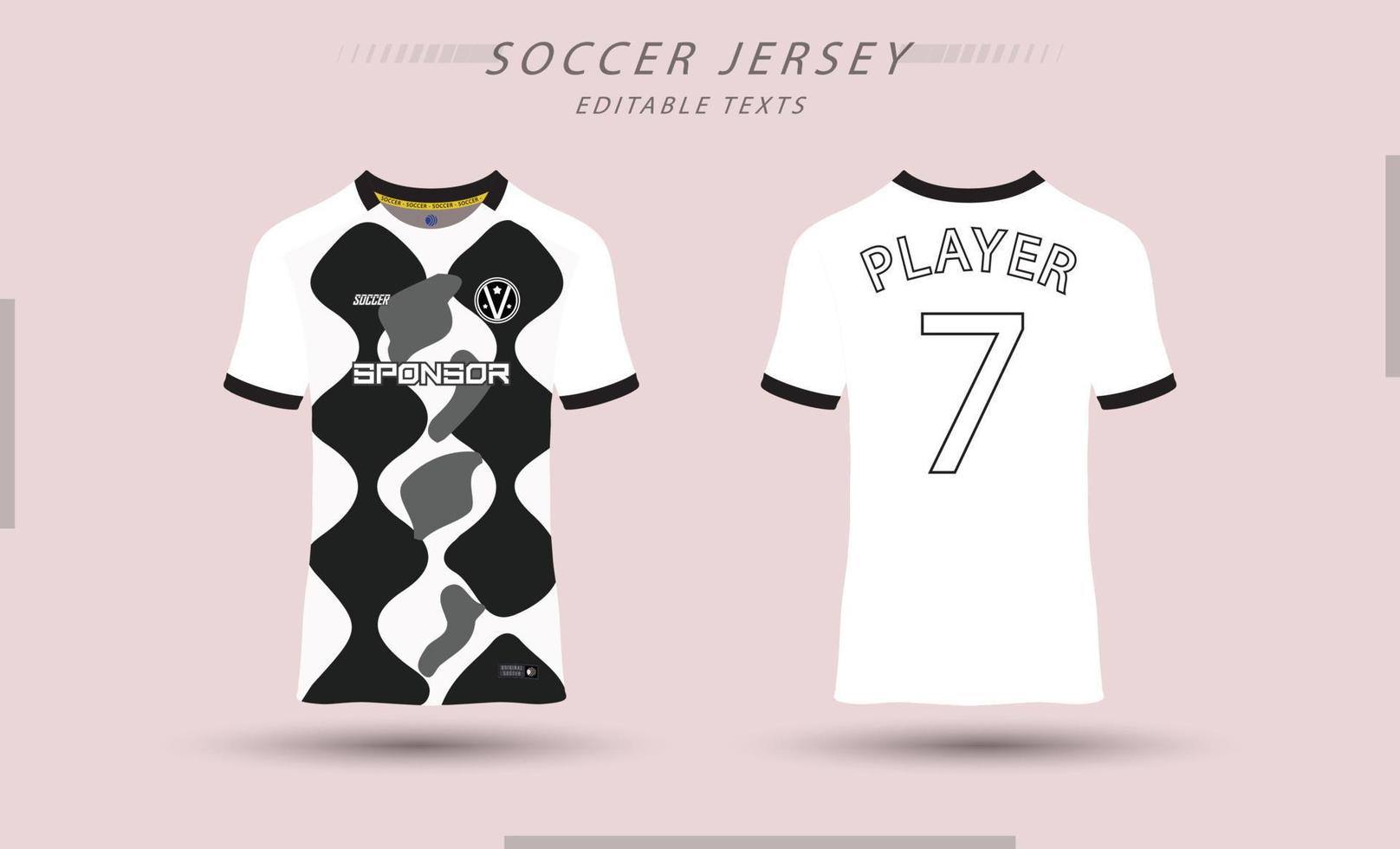 het beste vector voetbal Jersey sjabloon sport t overhemd ontwerp