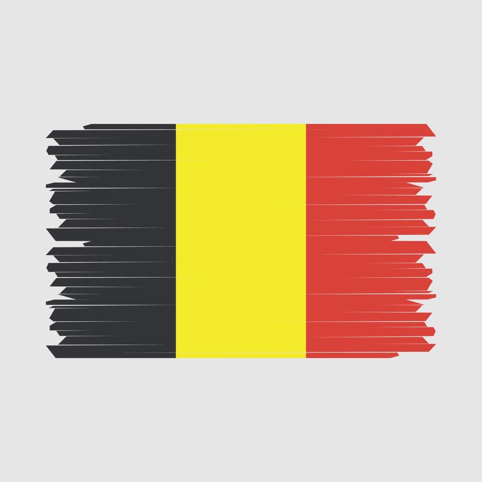 belgische vlag borstel vector