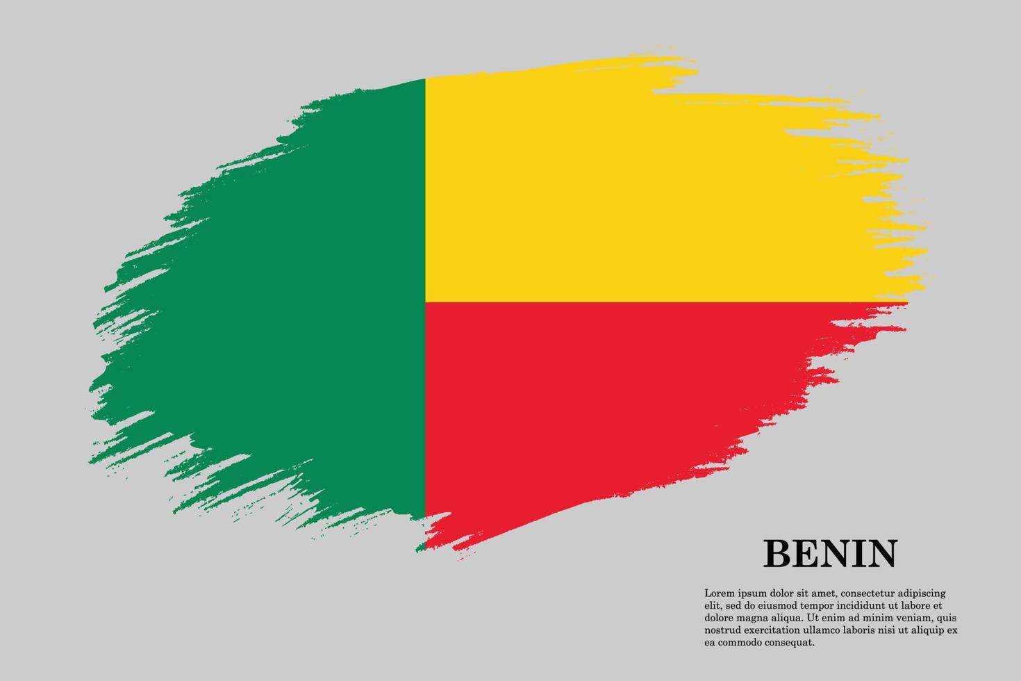 borstel beroerte vlag . vector illustratie