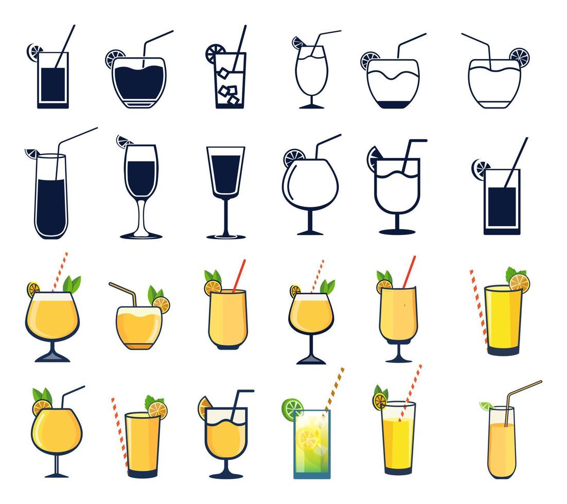 premie mimosa illustraties drinken glas illustraties, geïsoleerd tekening fruit wijn bellini brunch sap bar partij wijnglas elementen vector collecties ontwerp.