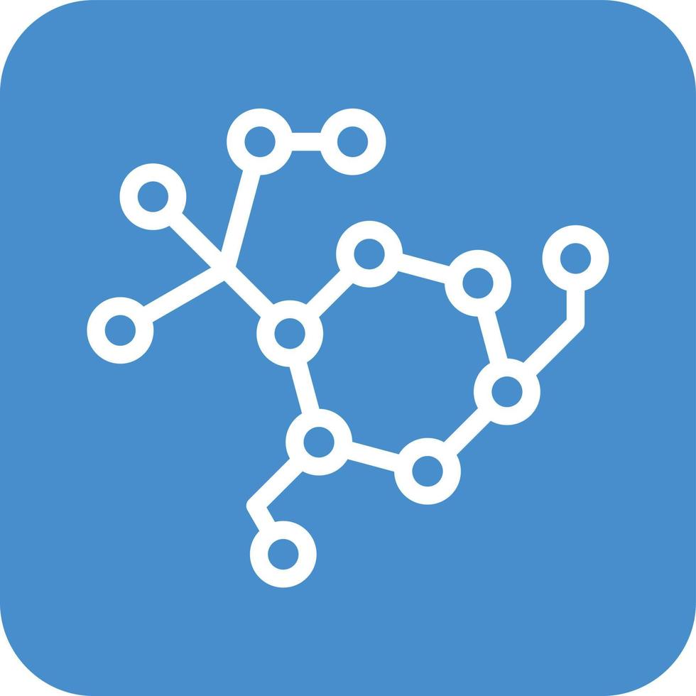 molecuul vector pictogram ontwerp illustratie