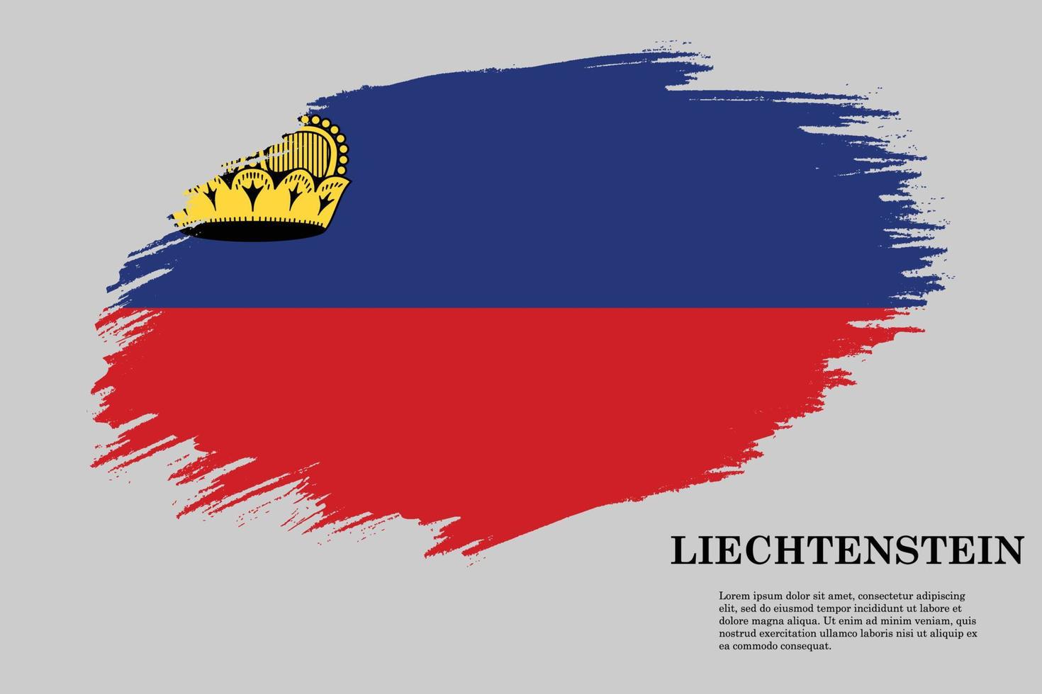 borstel beroerte vlag . vector illustratie