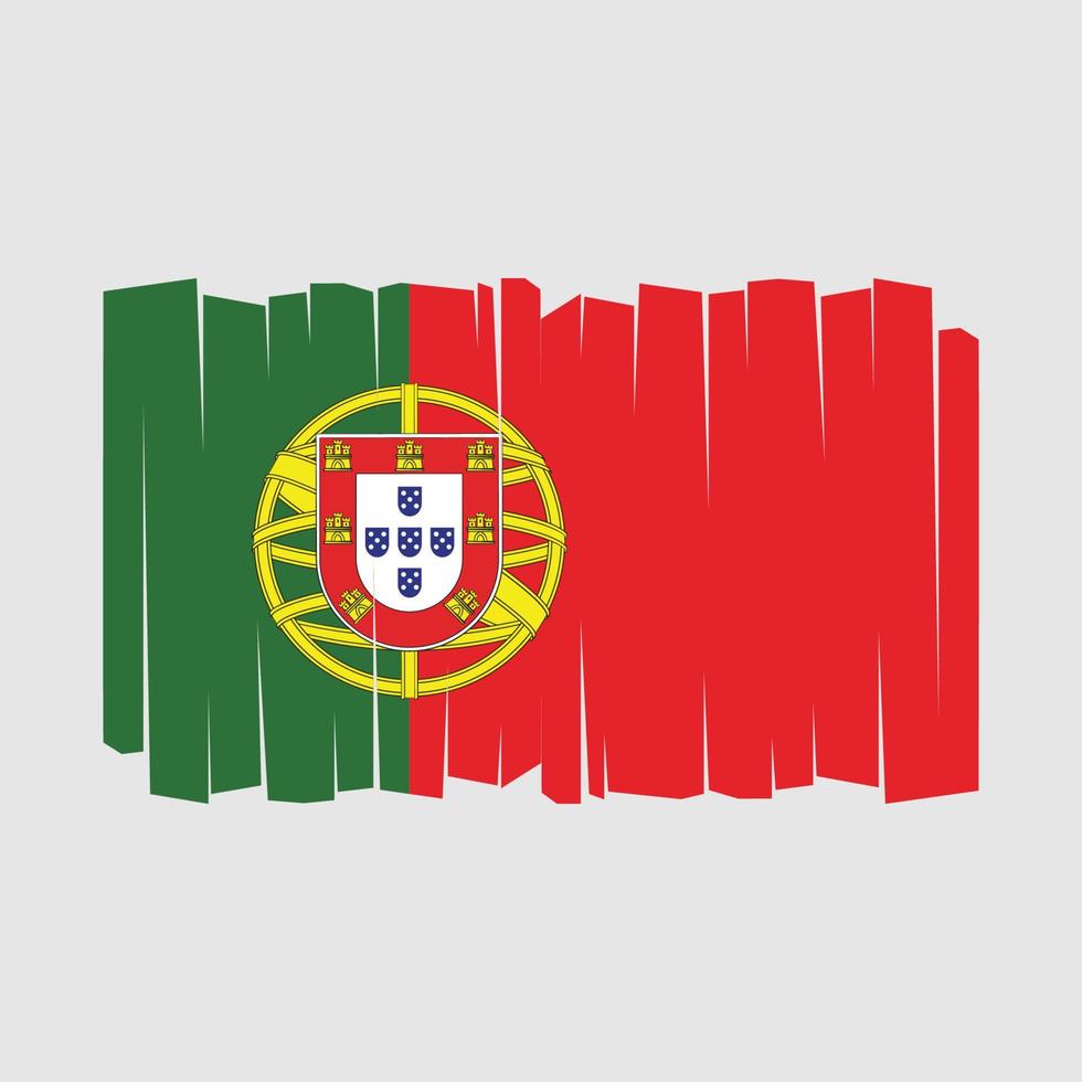 vlag van portugal vector