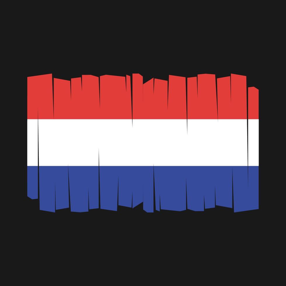 nederlandse vlag vector