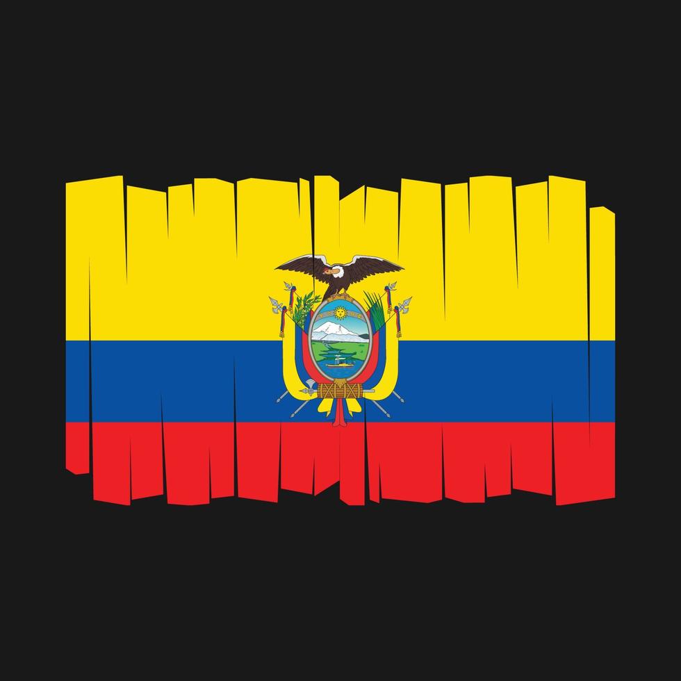 ecuador vlag vector