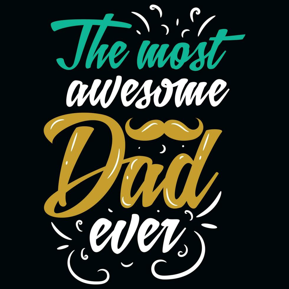 vader dag typografie t-shirt ontwerp vector ontwerp