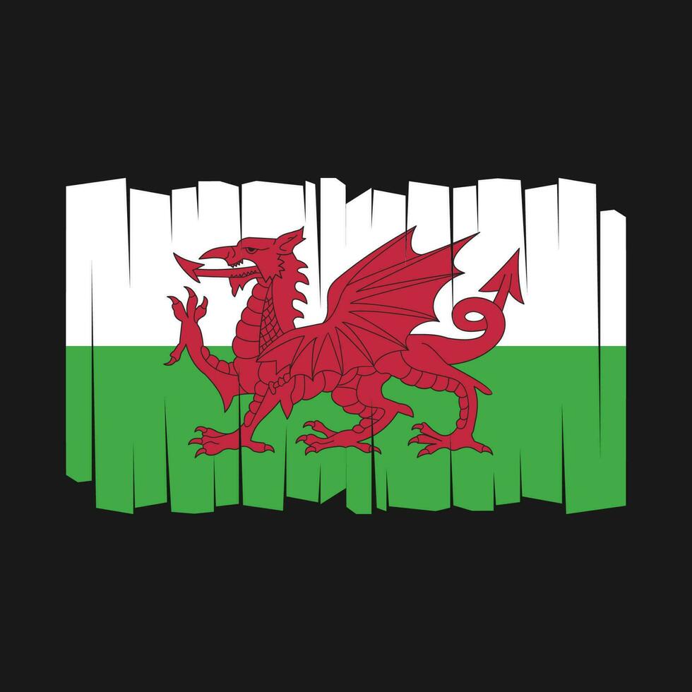 vlag van wales vector