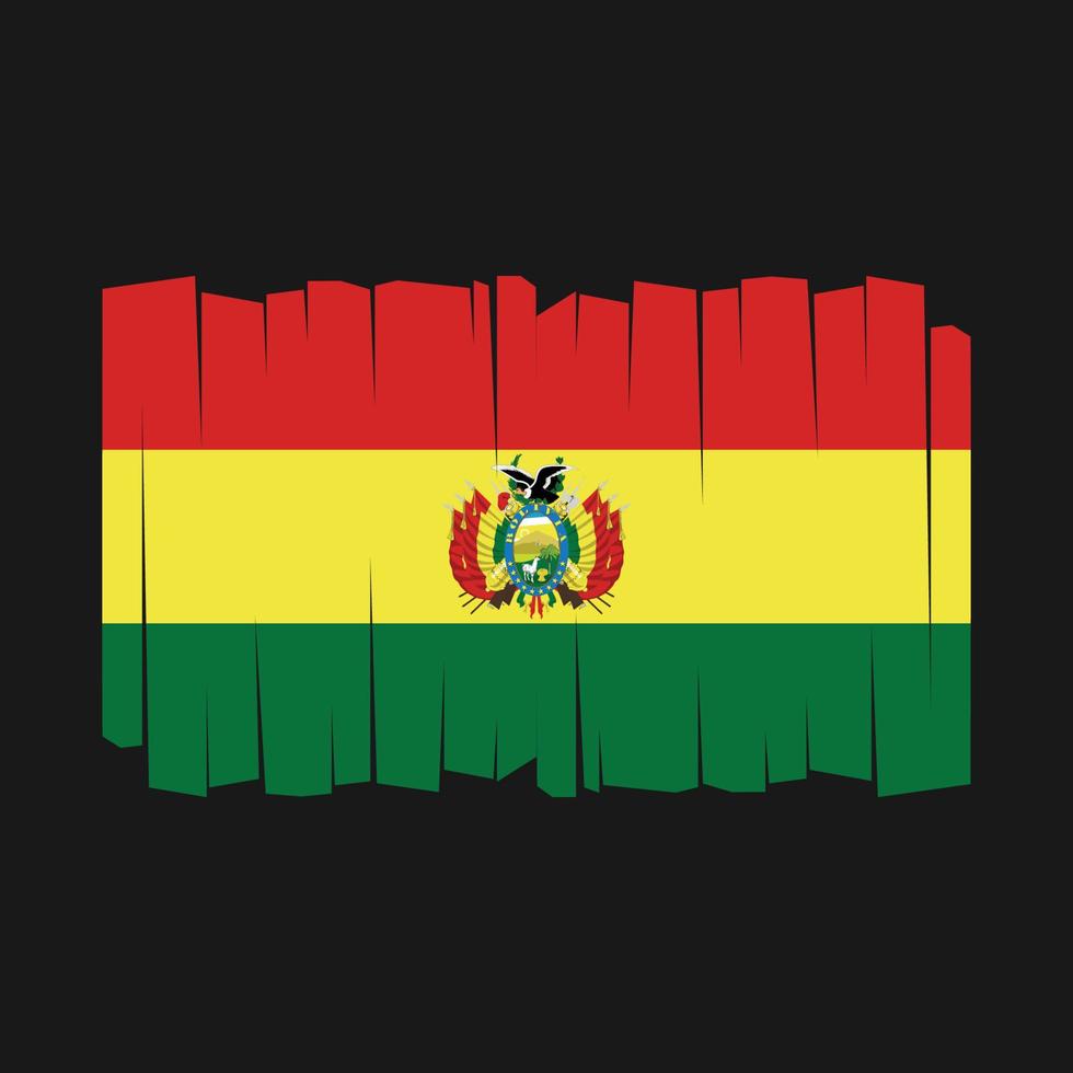 vlag van bolivia vector