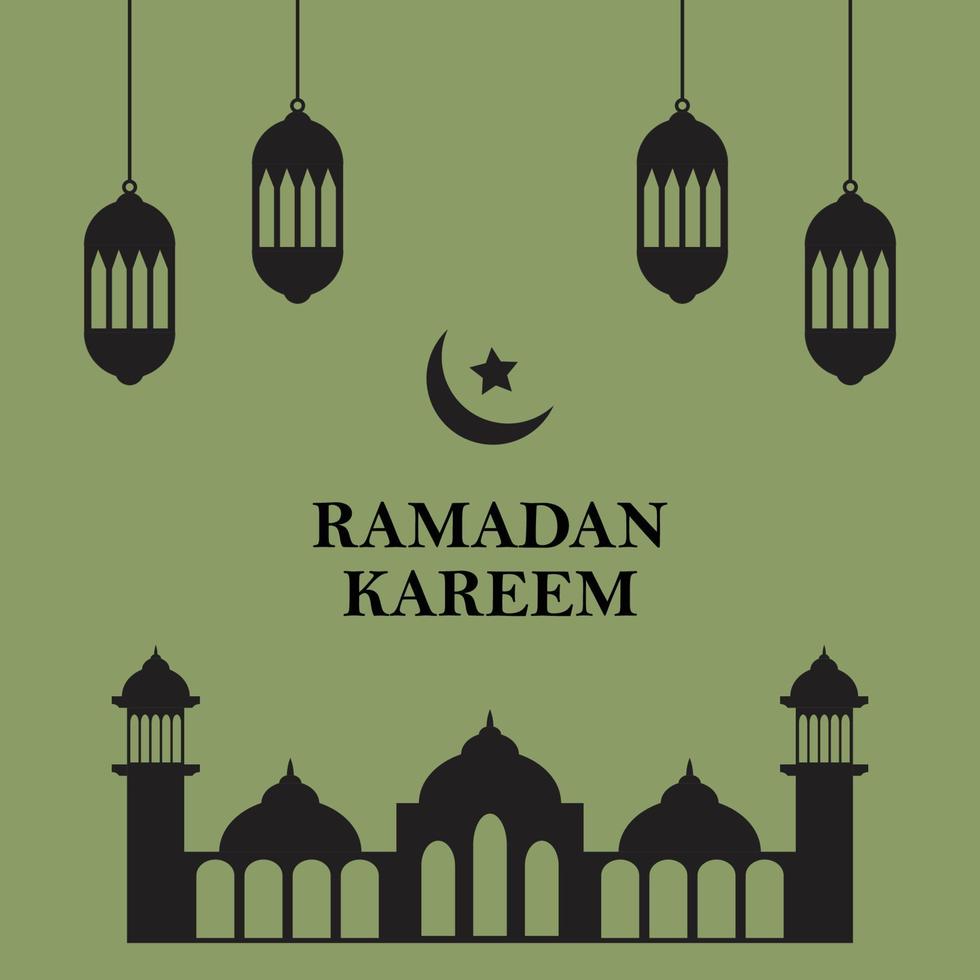 Ramadan kareem. Ramadan mubarok vector kunst. moslim Ramadan mubarok. Ramadan mubarok illustratie.