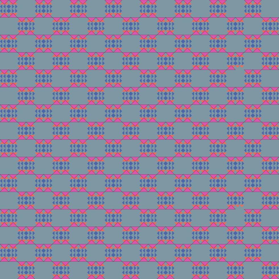 abstract driehoek mengen vorm roze en blauw decoratie Aan grijs behang achtergrond vector