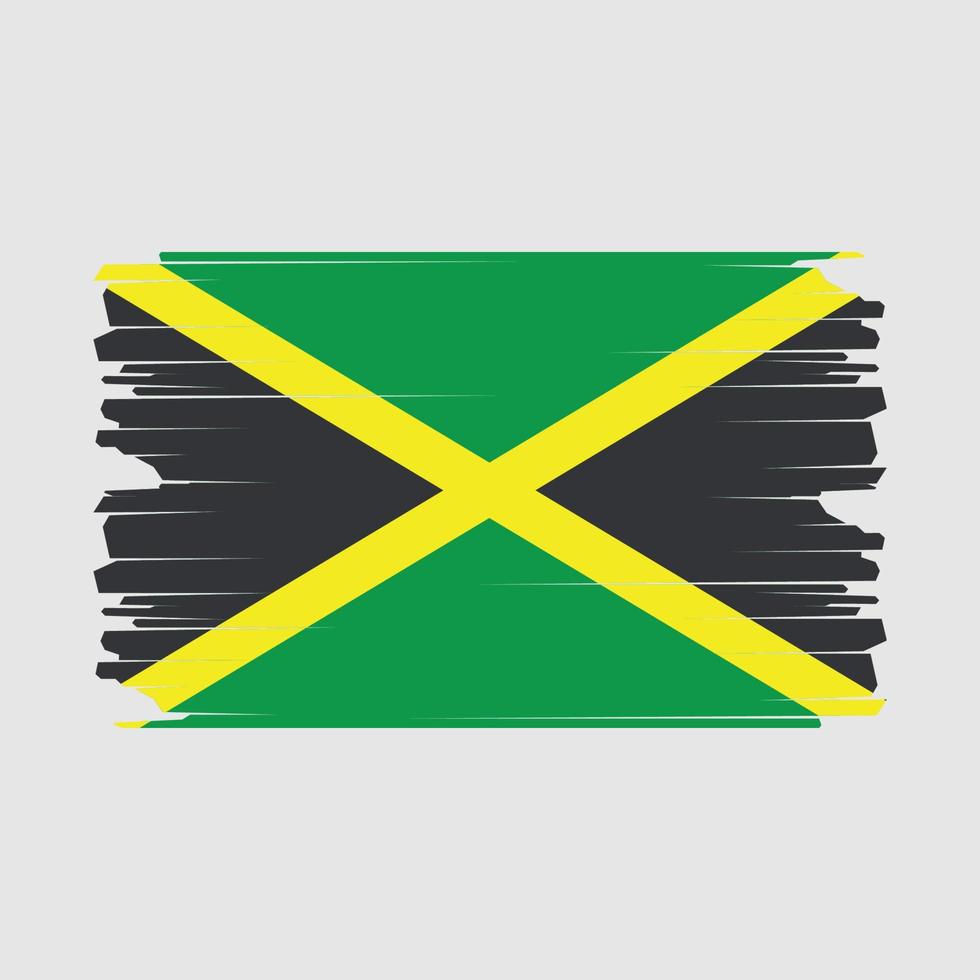 Jamaica vlag illustratie vector