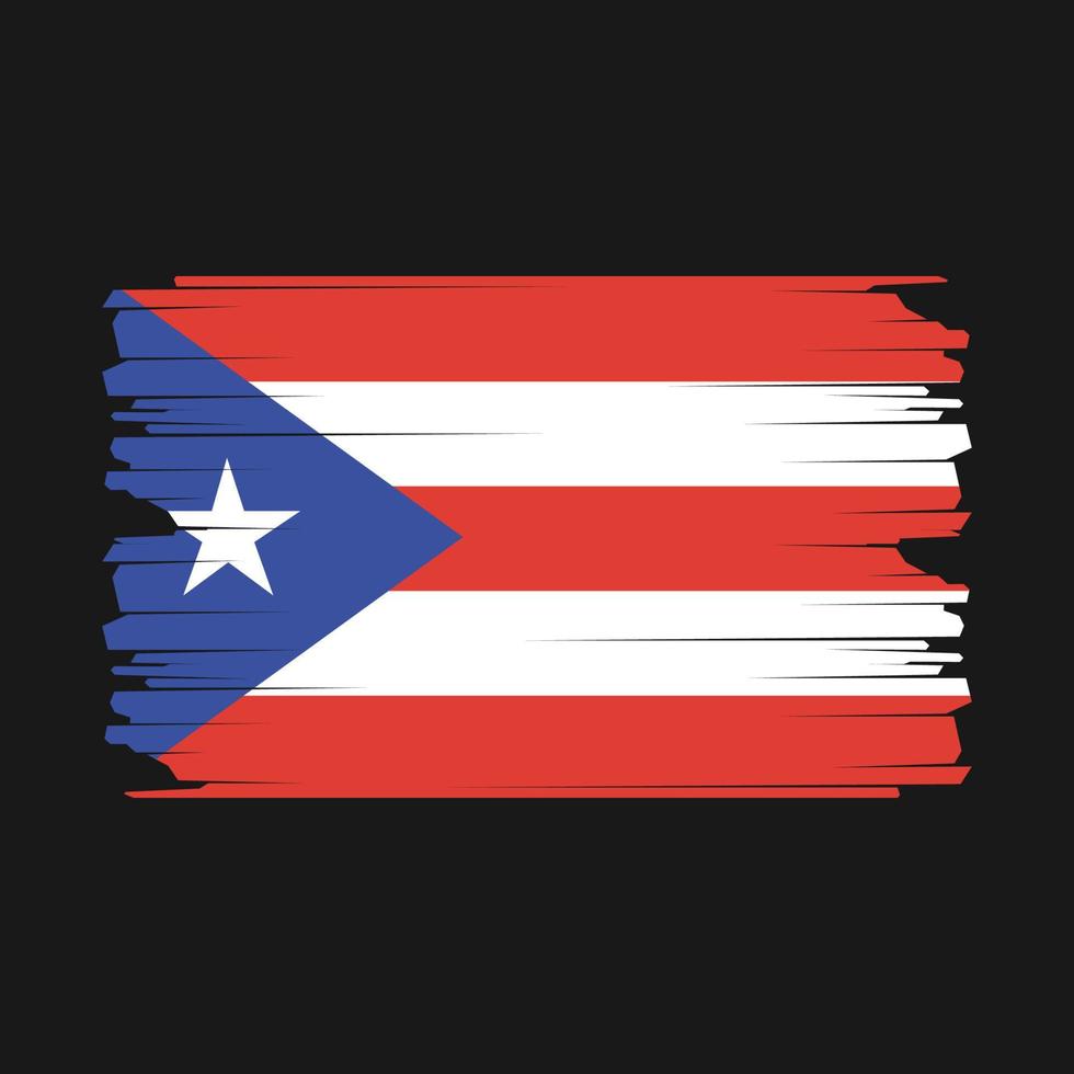 puerto rico vlag illustratie vector