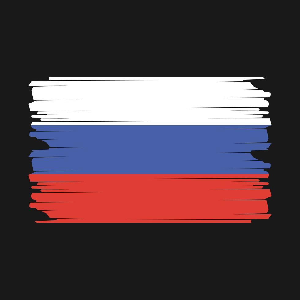 Rusland vlag illustratie vector