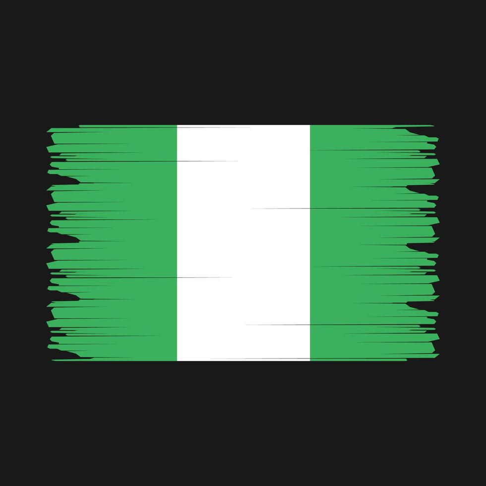 nigeria vlag illustratie vector