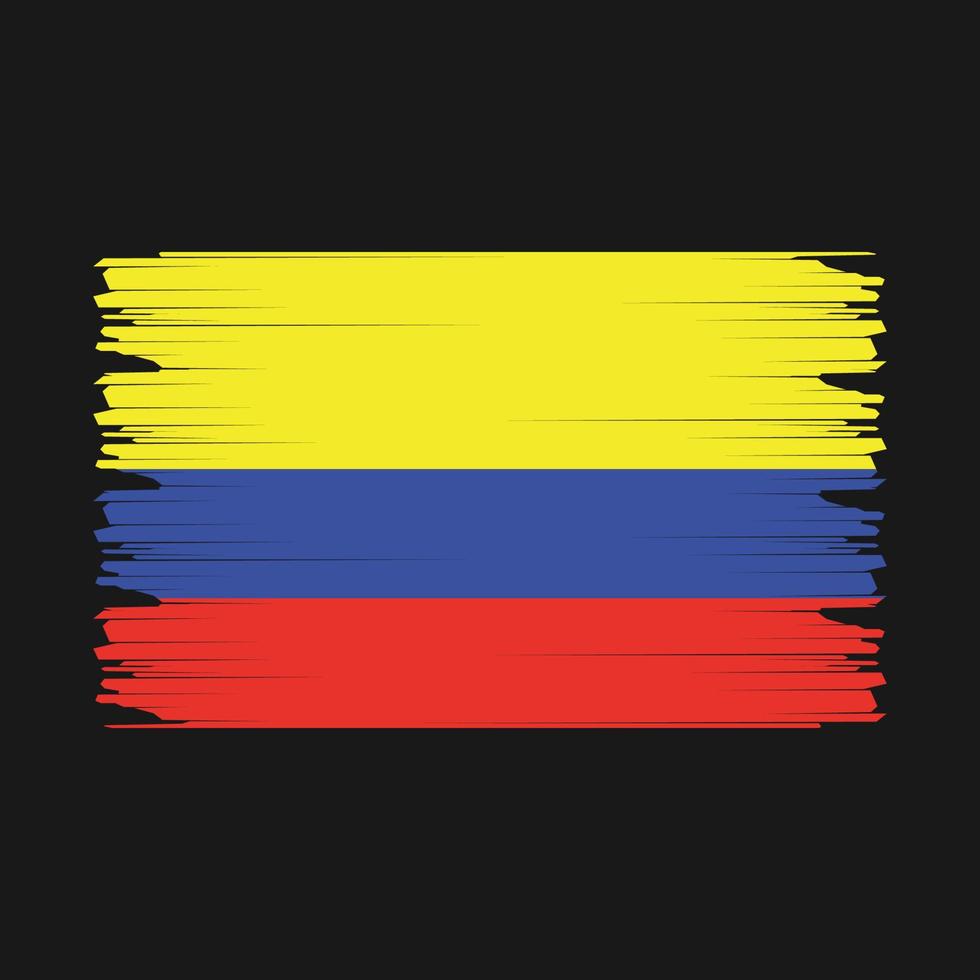 Colombia vlag illustratie vector