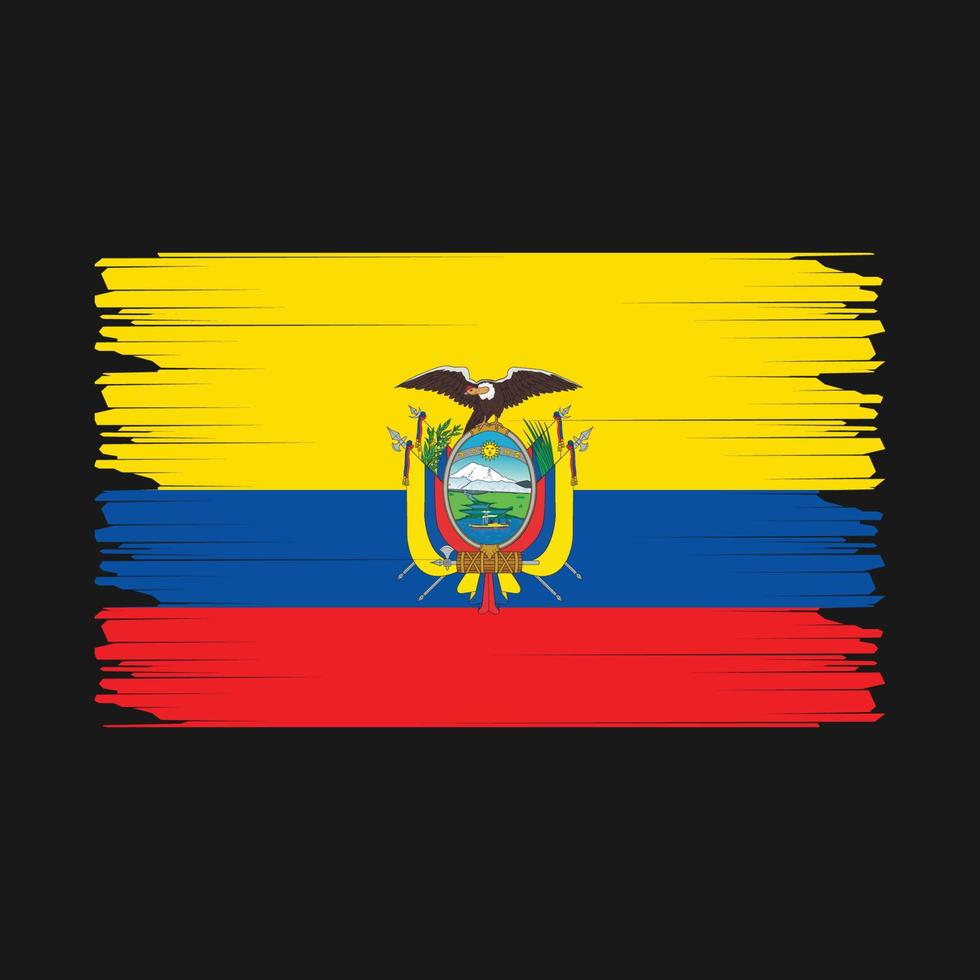 Ecuador vlag illustratie vector