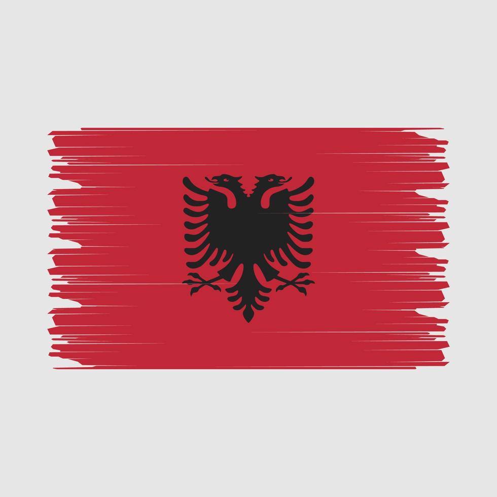 Albanese vlag illustratie vector