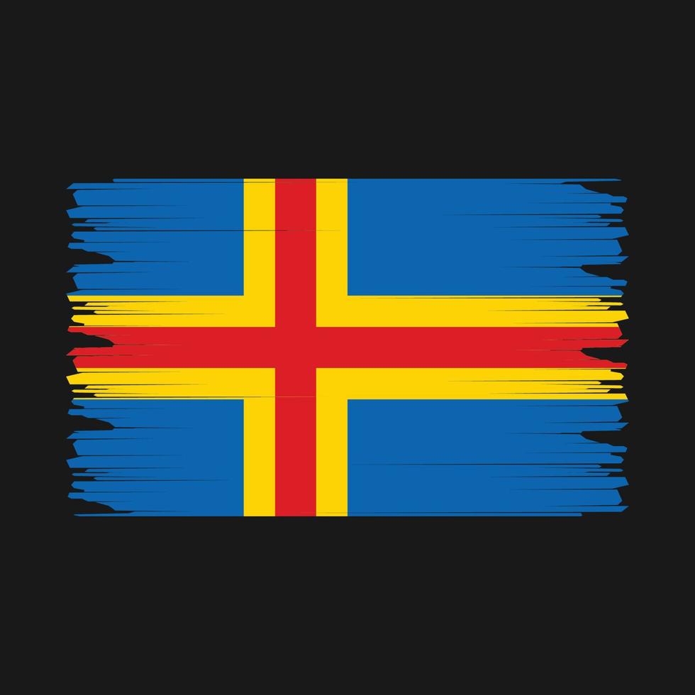 een land eilanden vlag illustratie vector