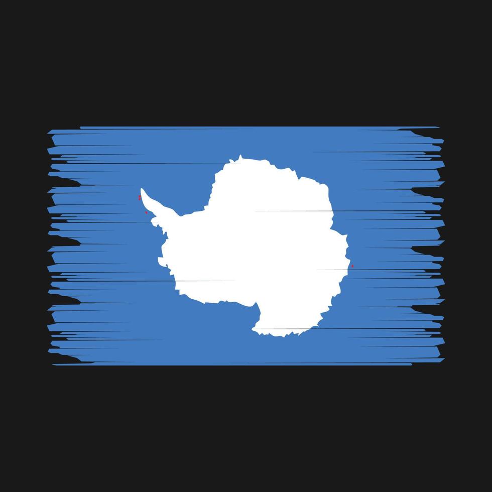 antarctica vlag illustratie vector