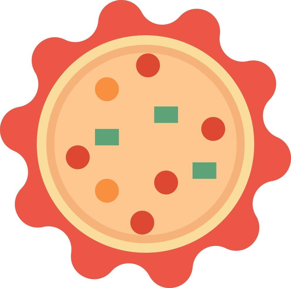 restaurant voedsel en keuken pizza vector