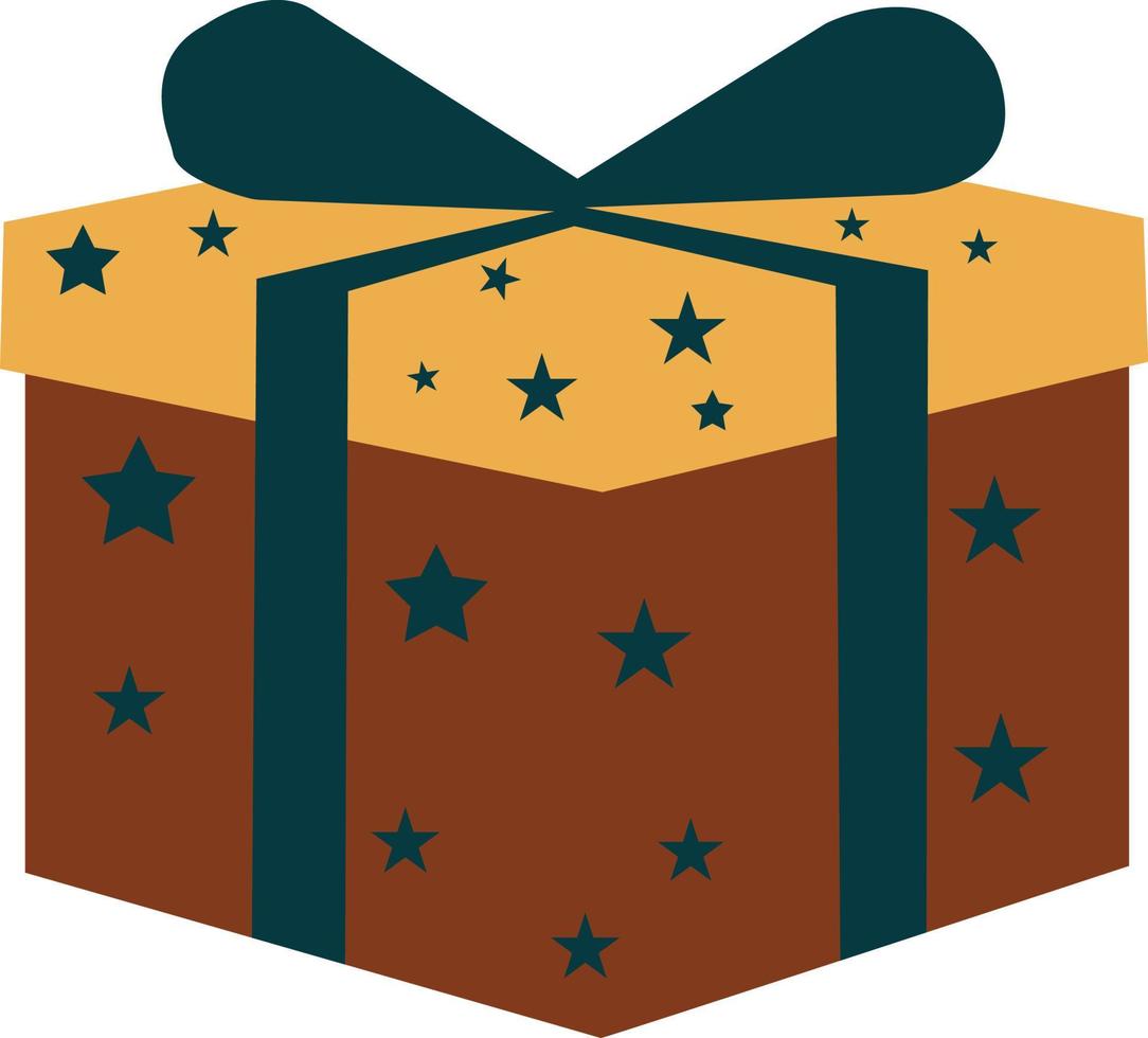 hand tekenen giftbox icoon vector