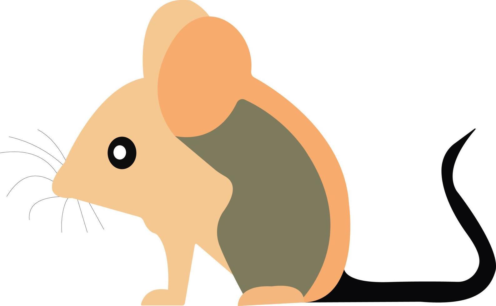 Rat icoon tekenfilm stijl royalty vrij vector