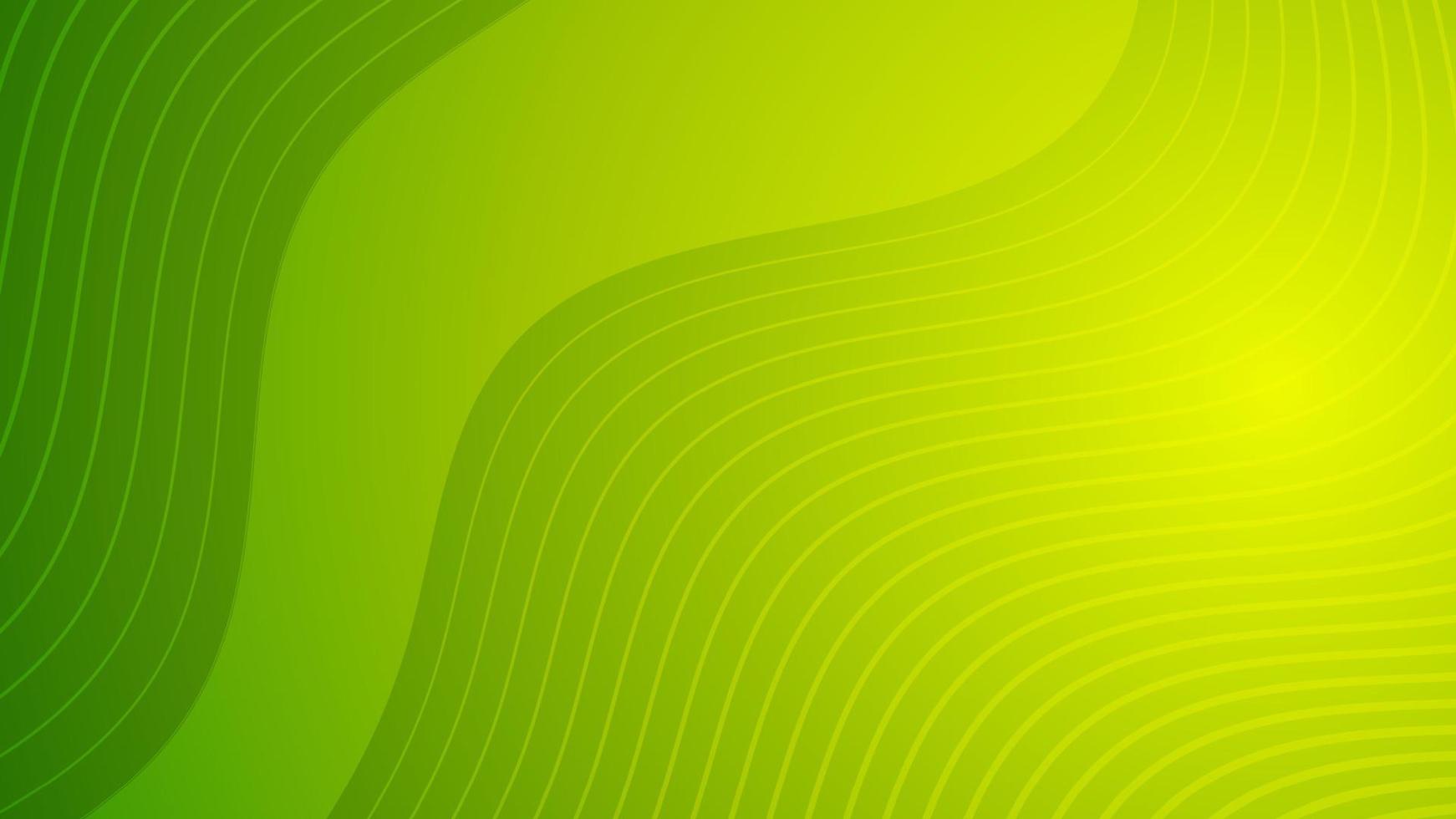 modern kleurrijk helling achtergrond met Golf lijnen. groen meetkundig abstract presentatie achtergrond. vector illustratie