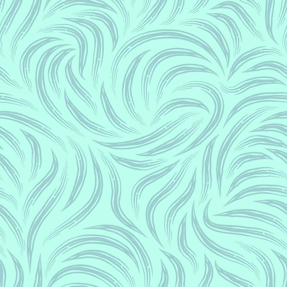 vertakt turkoois strepen naadloos patroon. vloeiende lijnen textuur voor stoffen of verpakkingen. vector