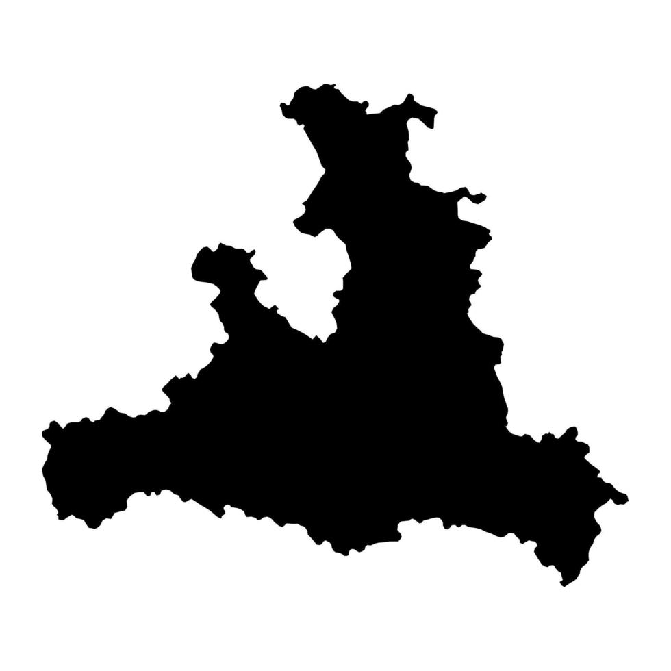 Salzburg staat kaart van Oostenrijk. vector illustratie.