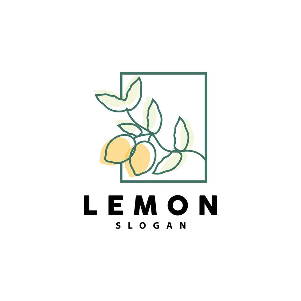 citroen logo, luxueus elegant minimalistische ontwerp, citroen vers fruit vector voor sap, illustratie sjabloon icoon