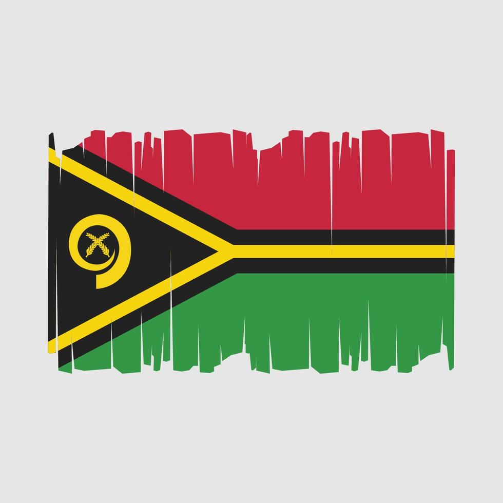 vanuatu vlag vector illustratie