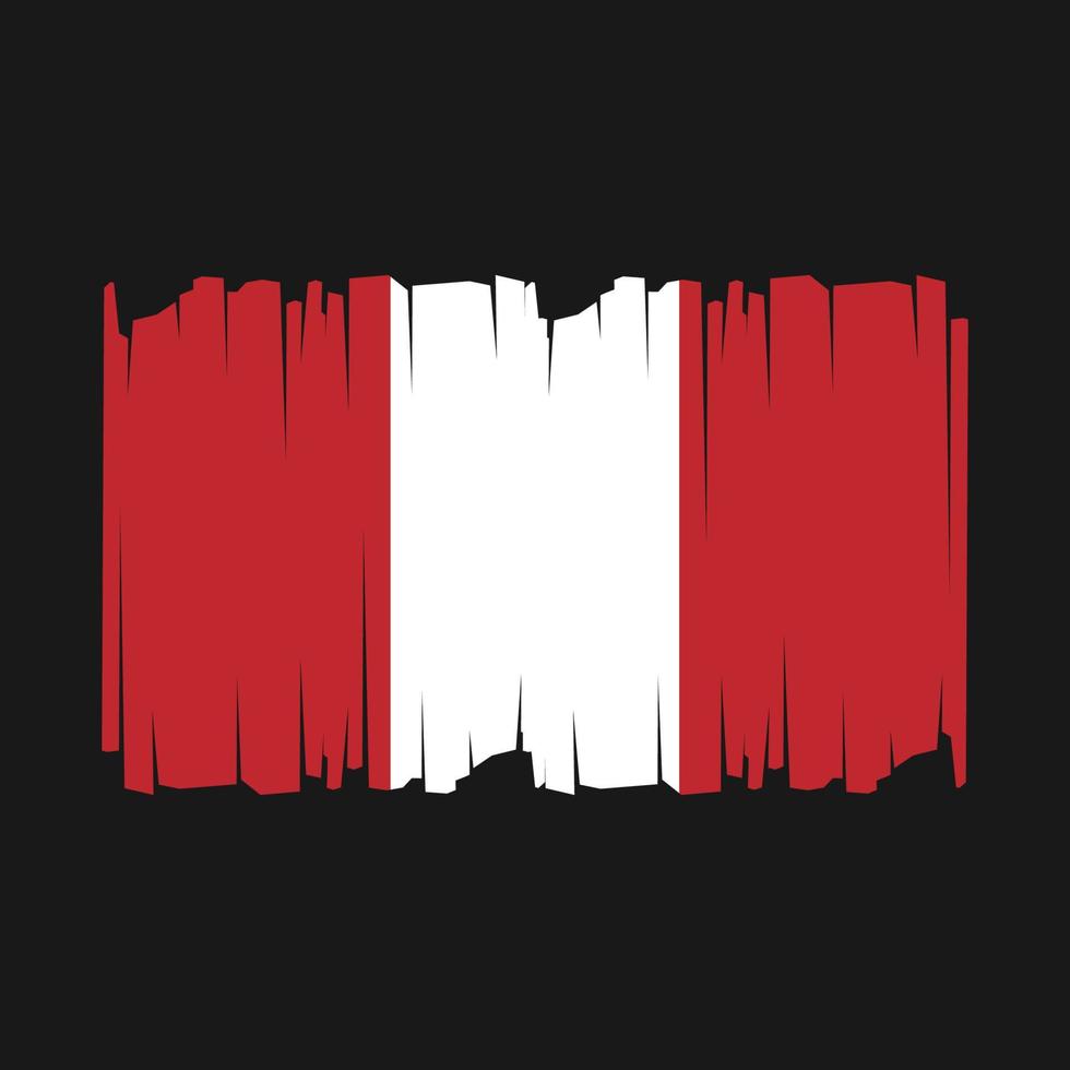 Peru vlag vector illustratie