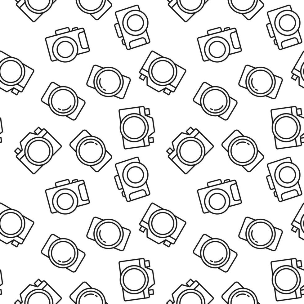 divers foto camera's naadloos patroon voor het drukken en omhulsel vector