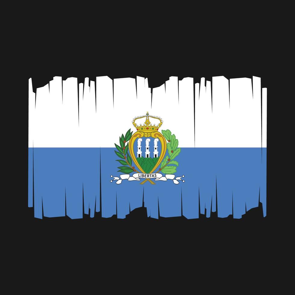 san marino vlag vector illustratie