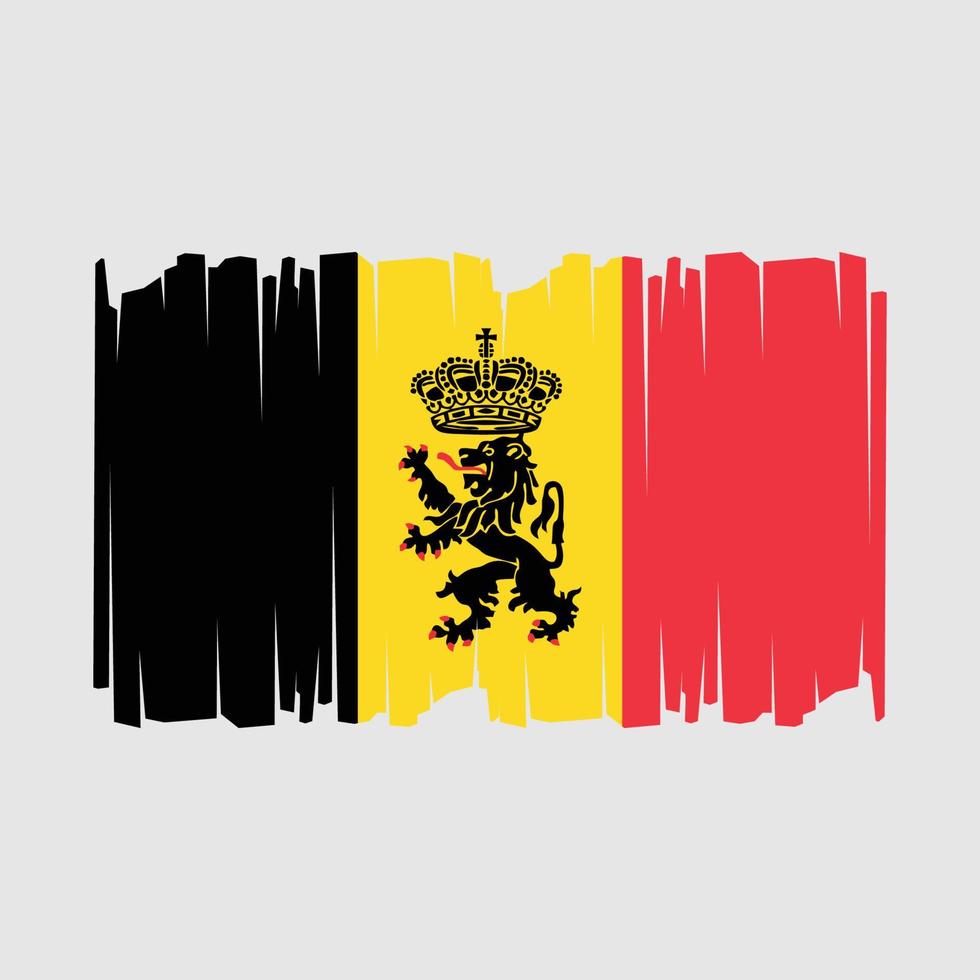 vlag van België vector illustratie