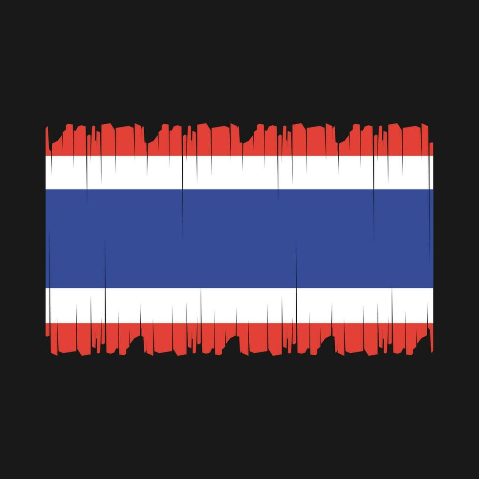 Thailand vlag vector illustratie