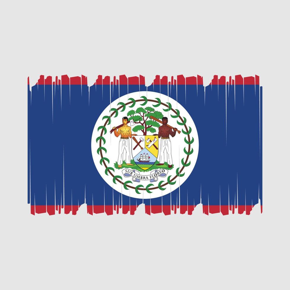 Belize vlag vector illustratie