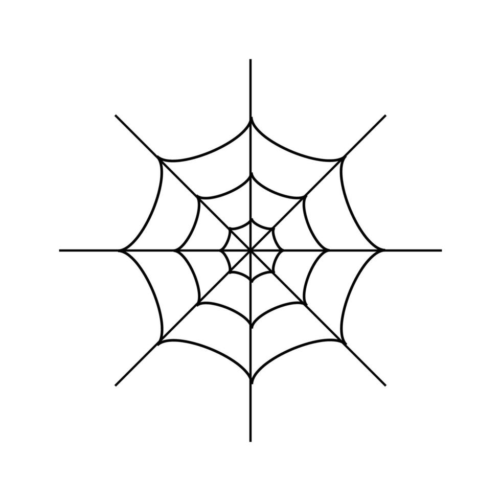 spinneweb icoon vector