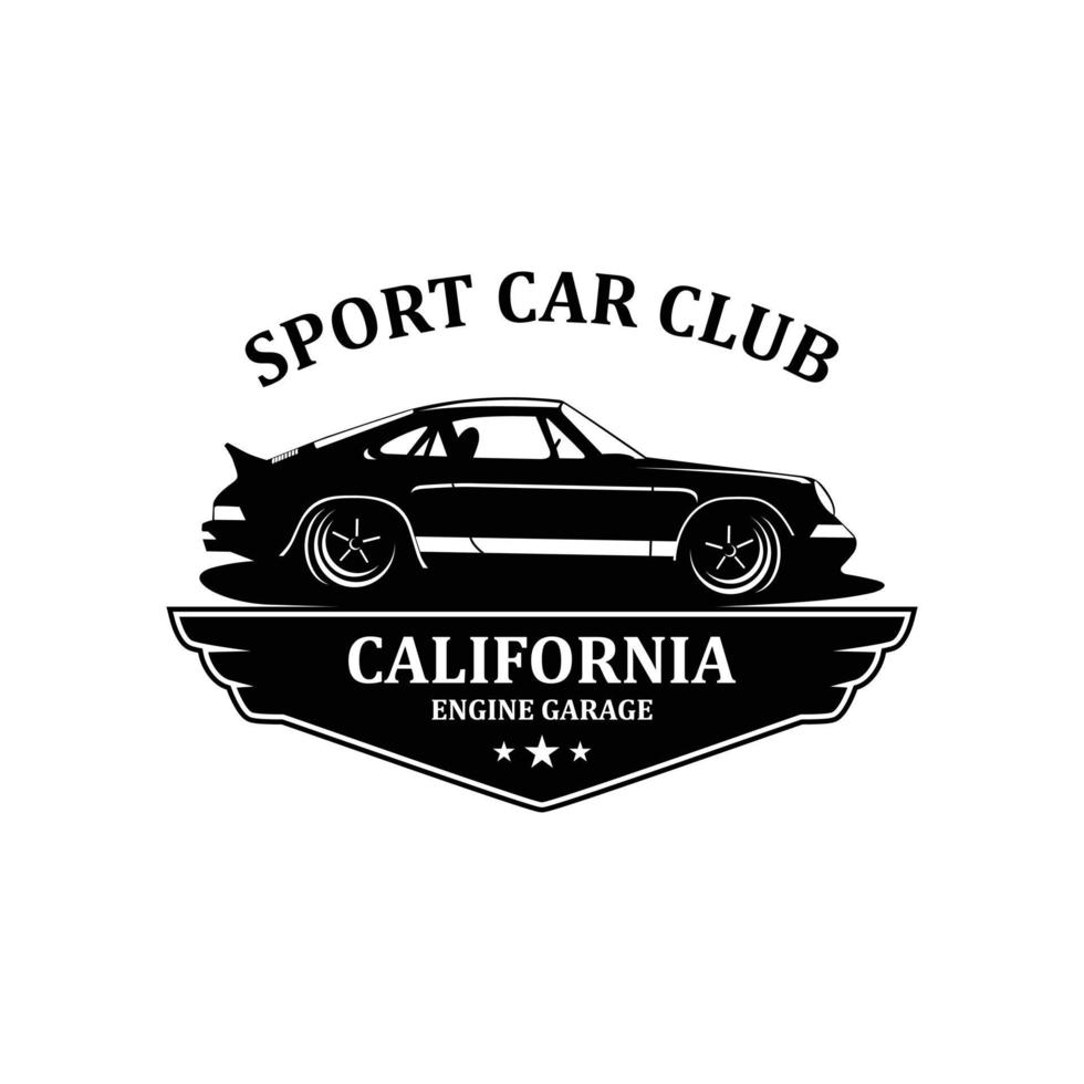 sport auto club logo vector. vector