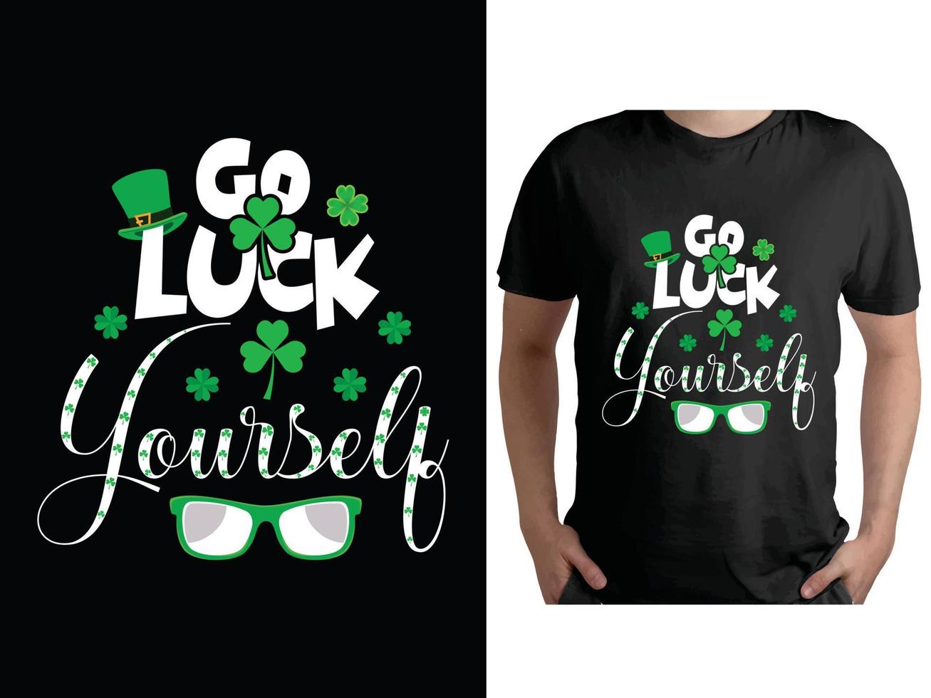 st. Patrick dag t-shirt ontwerp, heilige Patrick dag shirt, Lucky Iers overhemd vector