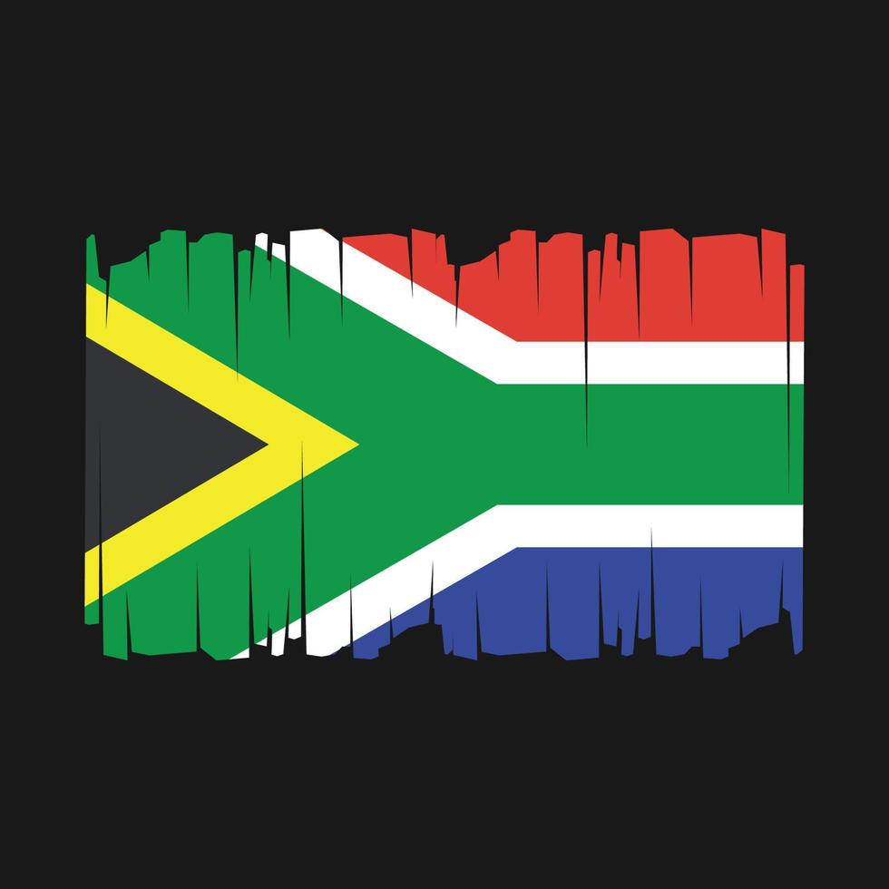 zuiden Afrika vlag vector illustratie