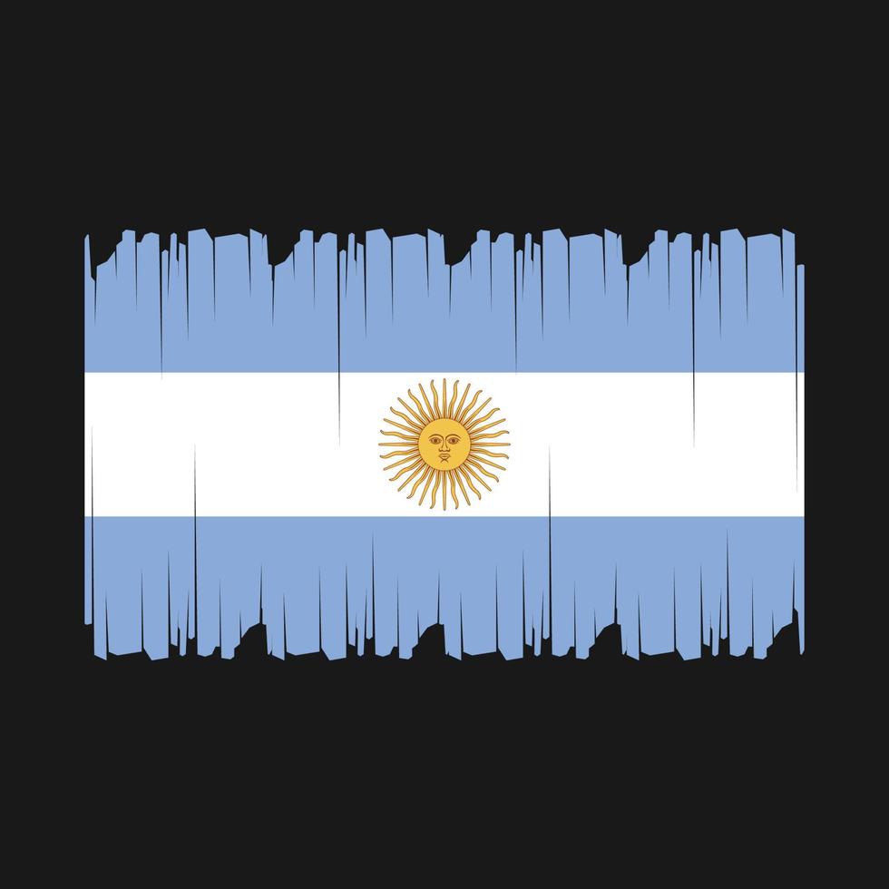 Argentinië vlag vector illustratie