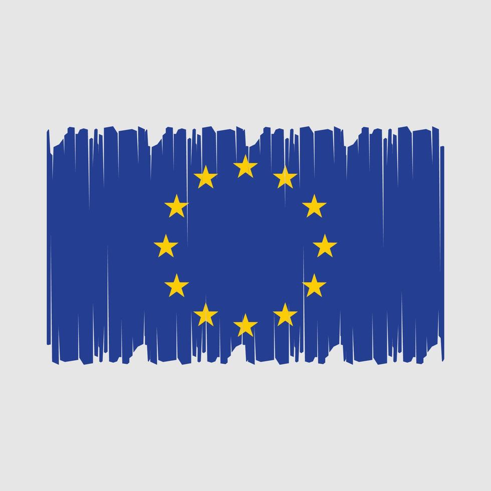 Europese vlag vector illustratie