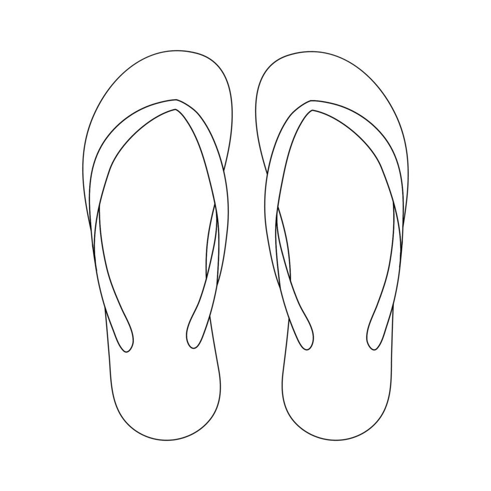 slippers logo vector