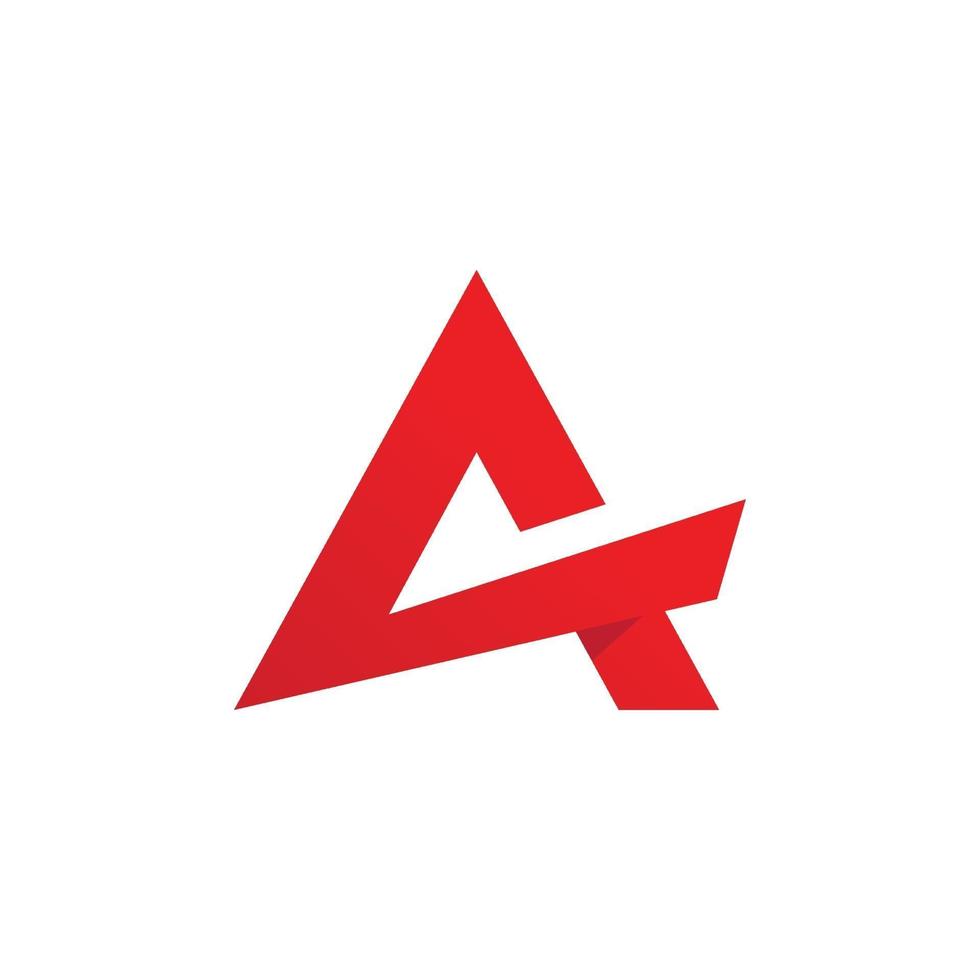 een brief logo sjabloon vector pictogram ontwerp